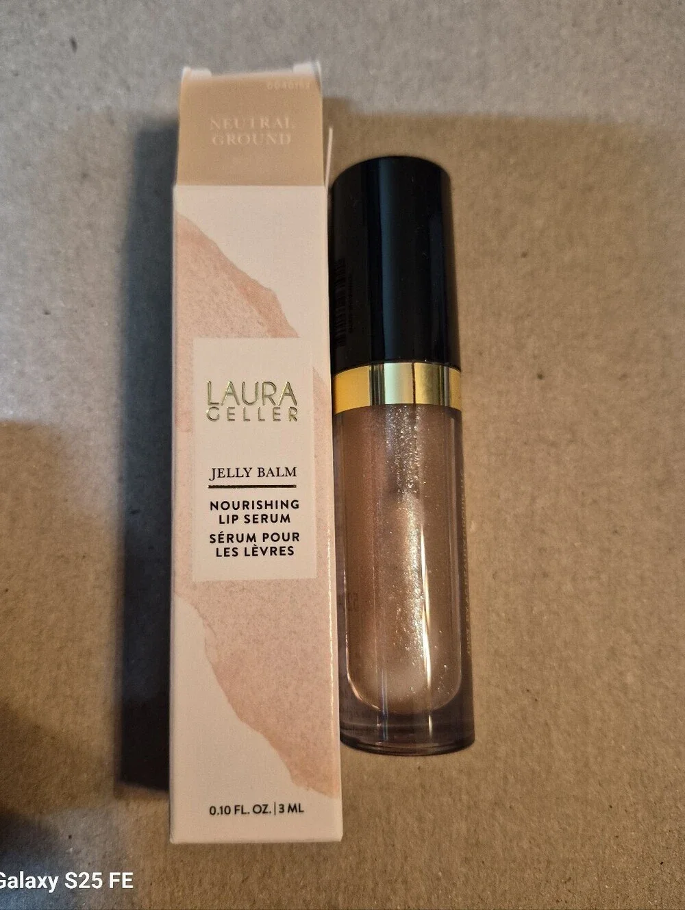 Laura Geller Jelly Balm Nourishing Lip Serum: Neutral Ground, NIB